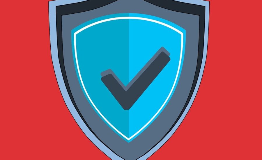 Free sign security coat of arms vector